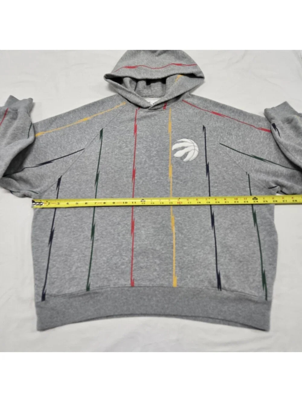 EUC Size MEDIUM The Bay x Toronto Raptors Sweatsuit Hoodie Joggers Set Striped